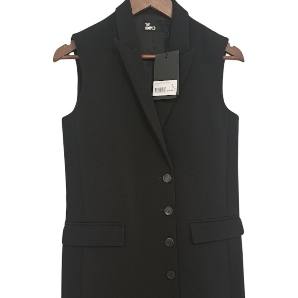 The Kooples Black Tailored Blazer Dress Small